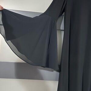 Black bell sleeve dress size medium. Great condition